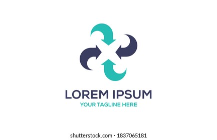 Arrow Vector Logo Design Template