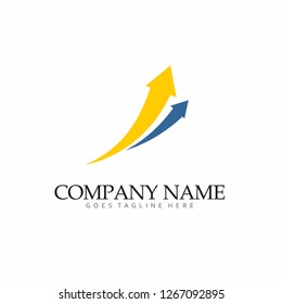 arrow vector logo symbol. Vector illustration. 