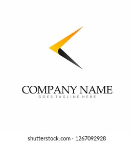 arrow vector logo symbol. Vector illustration. 