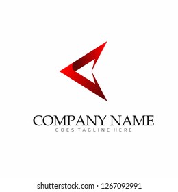 arrow vector logo symbol. Vector illustration. 