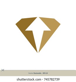 Arrow Vector Logo Template vector design Illustration Design. Vector EPS 10.