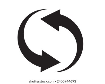 Arrow vector. Recycle Arrow icon. Refresh Signs. Vector Arrow. Vector illustration