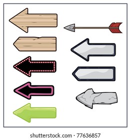 Arrow vector set