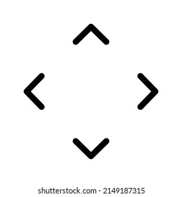 Arrow vector set. Arrow icon collection. Set of arrows vector for web design. Arrow flat style isolated on white background left right arrow