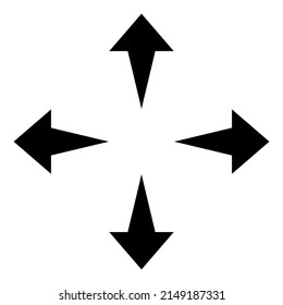 Arrow vector set. Arrow icon collection. Set of arrows vector for web design. Arrow flat style isolated on white background left right arrow