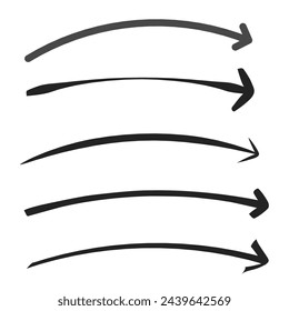 arrow vector set,vector direction arrow, arrow sign icon white background 