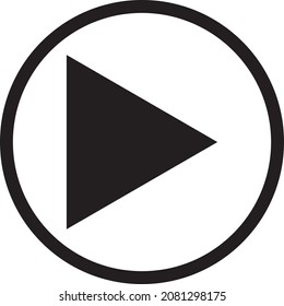 Arrow vector sign in circle Highway or speed track warning bend. Driveway mark showing and pointing route direction monochrome flat cartoon illustration