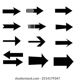 Símbolos de Vector de flecha y Colección de íconos
