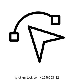 arrow vector thin line icon 