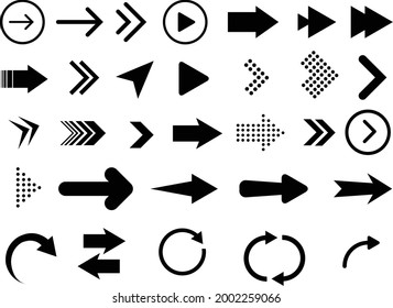 Pfeil-Vektorgrafik, Vektor-Panah, Pfeil-Punkt, Zeiger, Richtung, Kreis, Cursor-Set