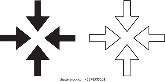 Arrow vectors and symbols design 
