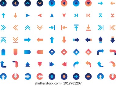 Arrow vectors  symbols  doodles for interface arrows vector