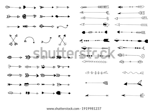 Arrow vectors  symbols  doodles for interface\
arrows vector