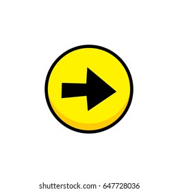 arrow video game asset menu icon button layer vector art illustration
