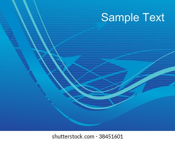 arrow vortex, vector illustration