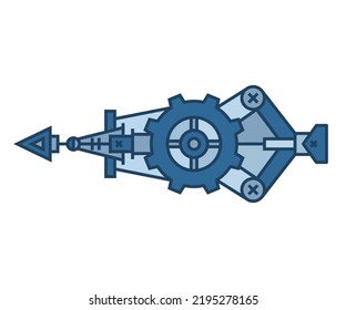 arrow weapon on white background vector illustration