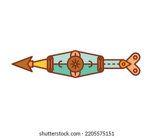 arrow weapon on white background vector illustration