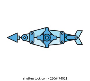 arrow weapon on white background vector illustration