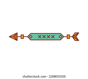 arrow weapon on white background vector illustration