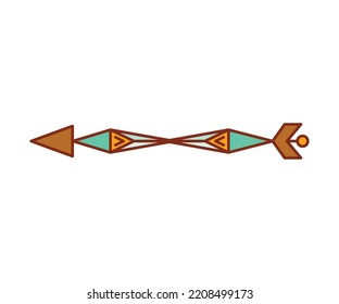 arrow weapon on white background vector illustration