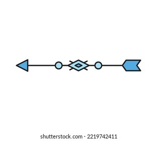 arrow weapon on white background vector illustration