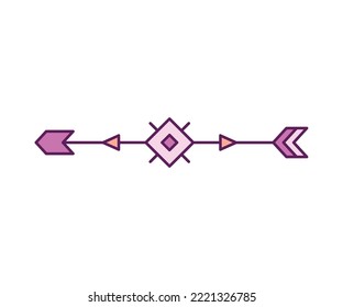 arrow weapon on white background vector illustration