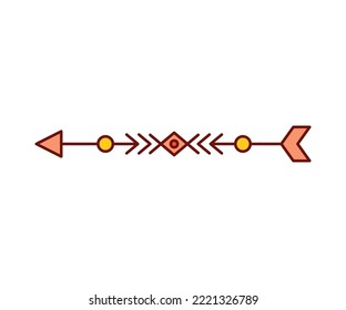 arrow weapon on white background vector illustration