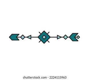 arrow weapon on white background vector illustration