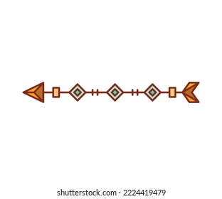 arrow weapon on white background vector illustration