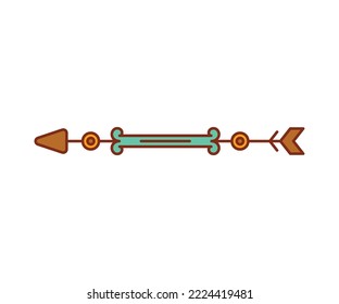 arrow weapon on white background vector illustration