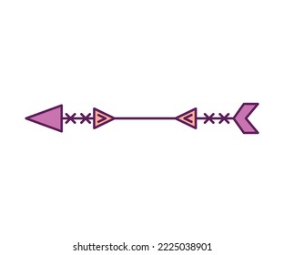 arrow weapon on white background vector illustration