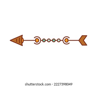 arrow weapon on white background vector illustration