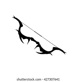 arrow and weapon silhouette