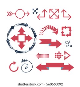 Arrow web icon vector illustration.