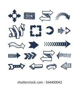Arrow web icon vector illustration.