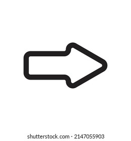 Arrow for web, symbol, icon
