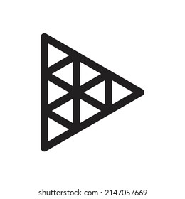 Arrow for web, symbol, icon