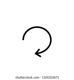 Arrow for the website and app. Line with Editable stroke