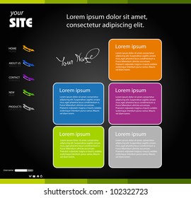 arrow website template