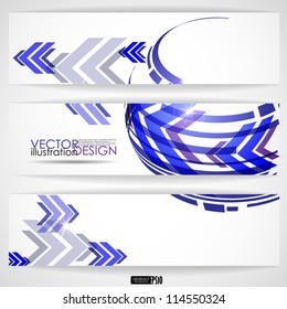 Arrow white background with place for your text. Vector illustration. Eps 10.