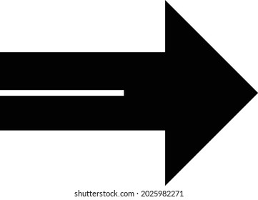 arrow with white line behind.  can be used for anyone, anytime, anywhere, any industry, any field, and any media. 
