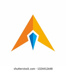 Arrow Wings Business Company  Vector Logo Design