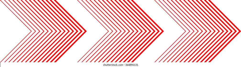 Arrow for your design.Striped shape. vector illustration