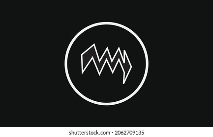 arrow zig zag icon. Simple thin line, outline vector element of Arrow icons set for UI and UX, website or mobile application