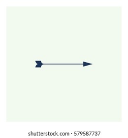 Arrow_Goal  icon - Flat design, glyph style icon - Colored enclosed in a square