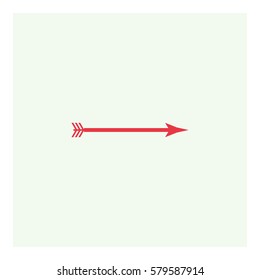 Arrow_Goal  icon - Flat design, glyph style icon - Colored enclosed in a square