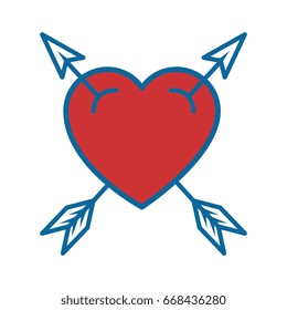arrowed heart icon