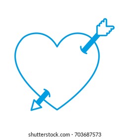 arrowed heart icon