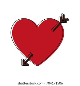 arrowed heart icon