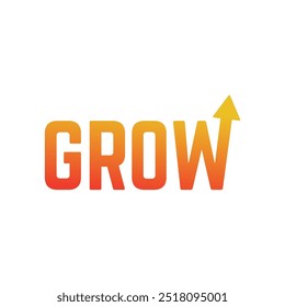 Arrowed Letter G Logo Design. G Letter With Up Arrow Shaped Edge Icon Design.